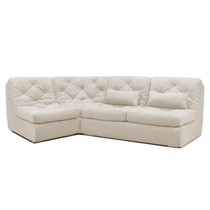 Мягкий угол «Борнео» (Кремовый)