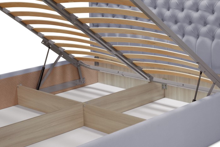 Кровать «Флоренция» (Светло-серый)