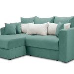 Мягкий угол «Мэдисон» левый (Аквамариновый)