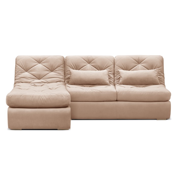 Мягкий угол «Борнео» с оттоманкой (Бежевый)