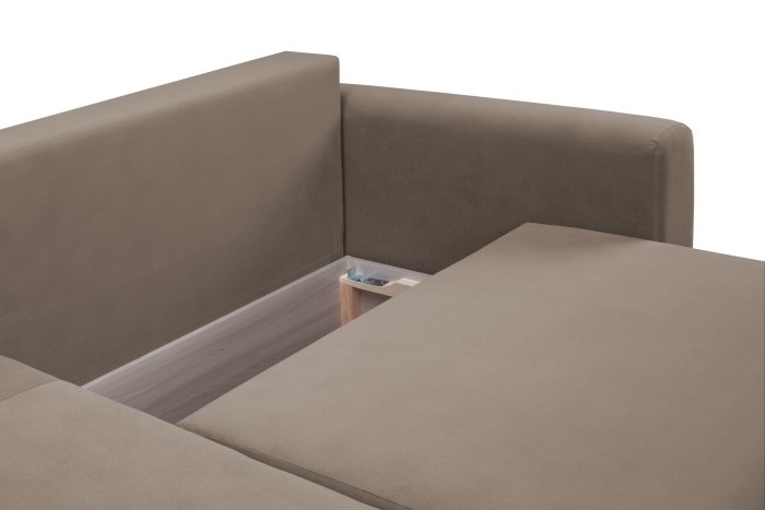 Мягкий угол «Мэдисон» левый (Бежевый)