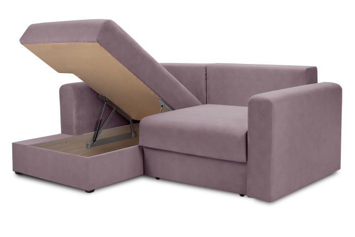 Мягкий угол «Мэдисон» левый (Лавандовый)