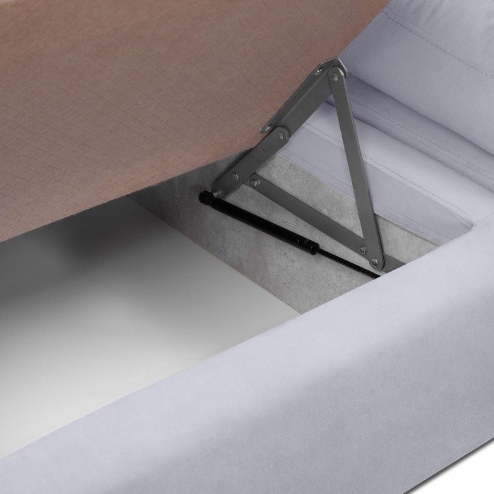 Мягкий угол «Борнео» П-образный (Светло-серый)