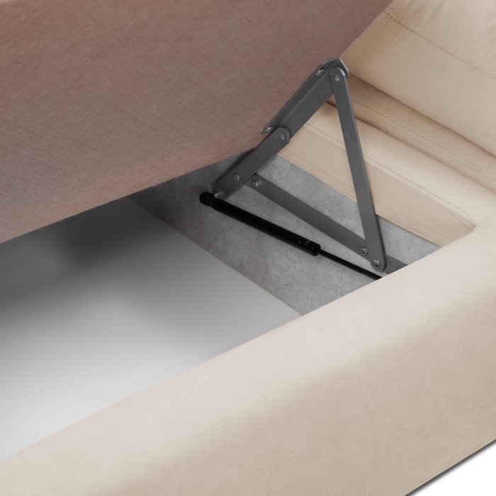 Мягкий угол «Борнео» П-образный (Кремовый)