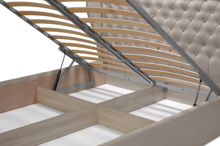 Кровать «Мишель» (Кремовый)