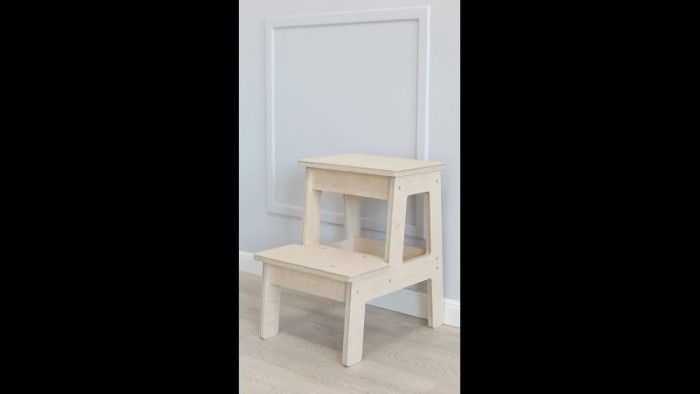 Табурет-стремянка (Без покрытия)