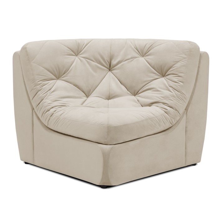 Модуль «Борнео», угловой сектор (Кремовый)