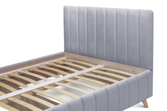Кровать «Монако» (Светло-серый)