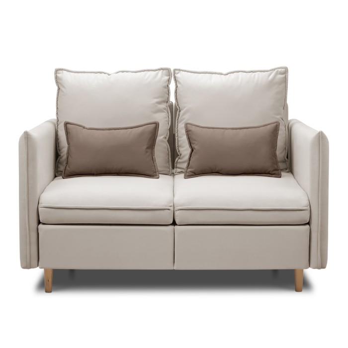 Диван-кровать «Оливер» (новые параметры) (Кремовый)