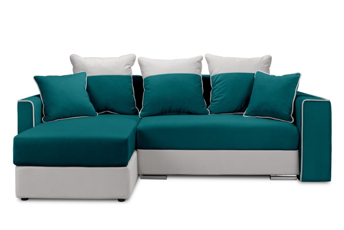 Мягкий угол «Айрон» (Изумрудный)