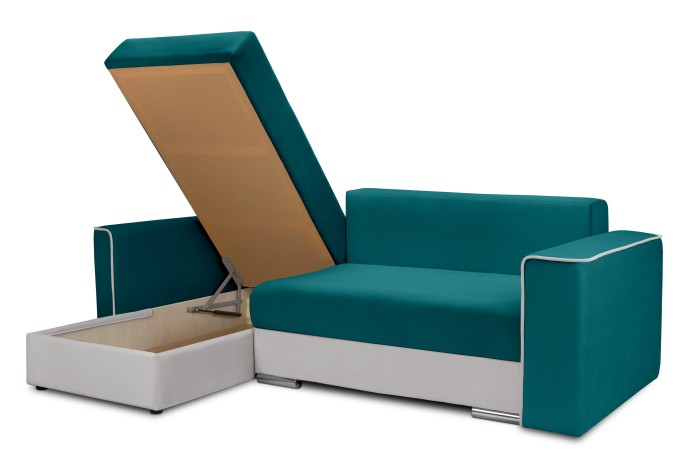 Мягкий угол «Айрон» (Изумрудный)