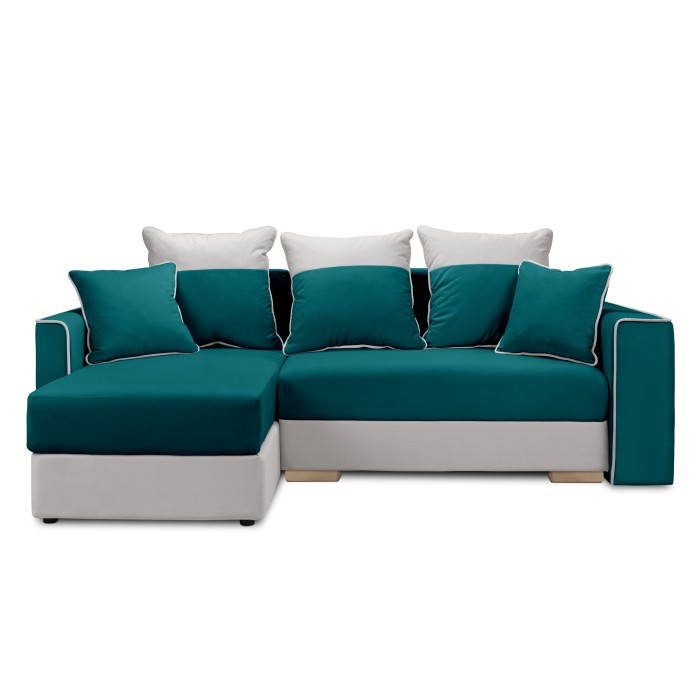 Мягкий угол «Айрон» (Изумрудный)