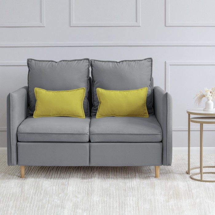 Диван-кровать «Оливер» (новые параметры) (Серый)