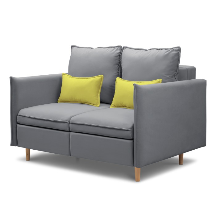 Диван-кровать «Оливер» (новые параметры) (Серый)