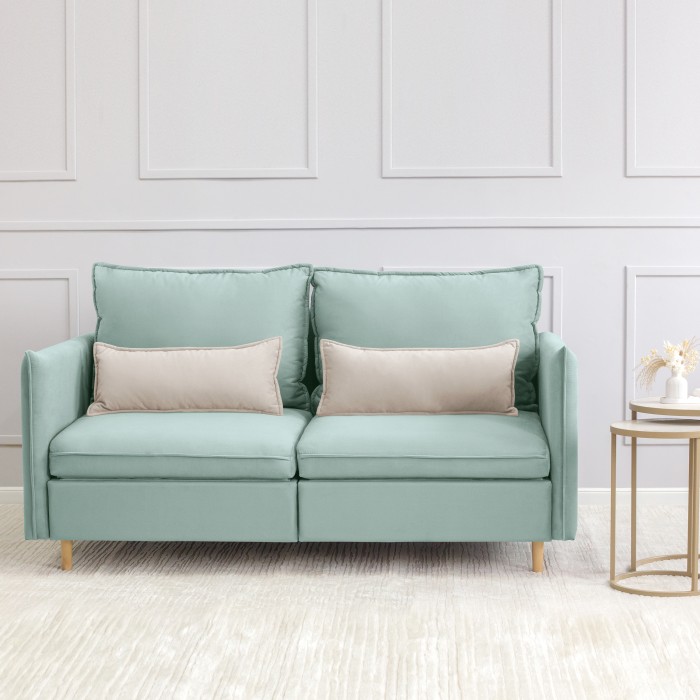 Диван-кровать «Оливер» (новые параметры) (Мятный)