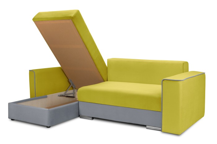 Мягкий угол «Айрон» (Горчичный)