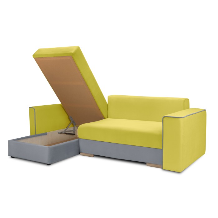 Мягкий угол «Айрон» (Горчичный)