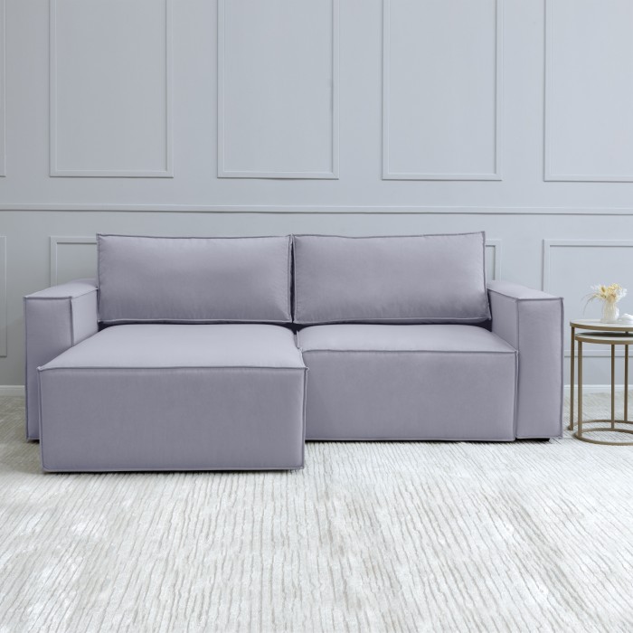 Мягкий угол «Чикаго» (Светло-серый)