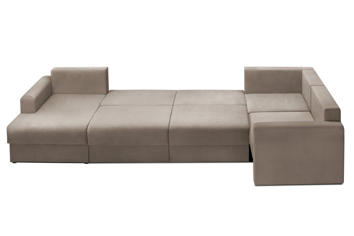 Мягкий угол «Мэдисон» П-образный левый ПБ (Бежевый)